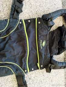 Ergonomické nosítko Manduca Black line Screaming Green - 2