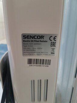 Olejový radiátor SENCOR SOH 3209WH - 2