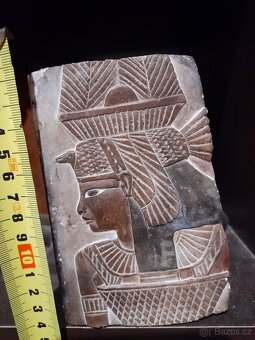 Prodám suvenýr z Egypta oboustranný obraz na kameni - 2