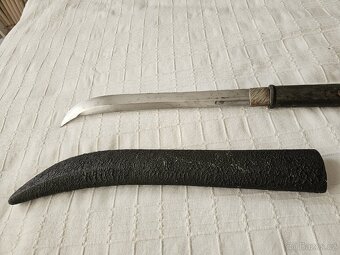 OBŘÍ NAGINATA SAMURAI JAPONSKY/ KATANA/ TSUBA - 2