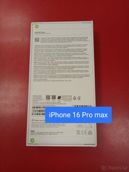 Apple iPhone 16 Pro Max 256 GB Nový CZ distribuce - 2