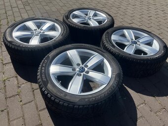 ALU sada VW Passat B8 215/55 R17 Nový stav - 2