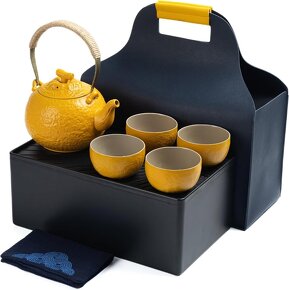 Cestovní porcelánový čajový set - 2