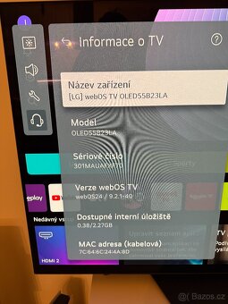 OLED TV LG OLED55B23LA TOP STAV - 2
