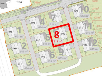 Prodej stavebního pozemku 615 m2, Velká Bystřice - 2