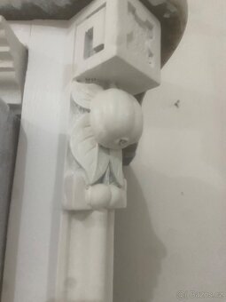 Historická repasovaná komoda s nádstavcem - 2