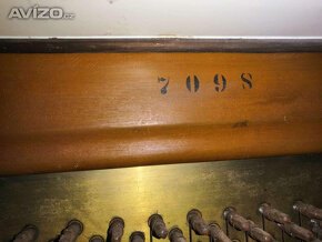 Starožitné pianino - klavír - Petrof (r. 1897) - 2