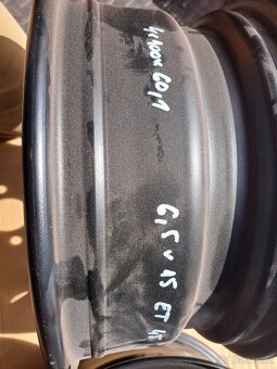 ocelový disk 4x100x60,1 ET45 Dacia Renault Nissan 6,5x15 - 2