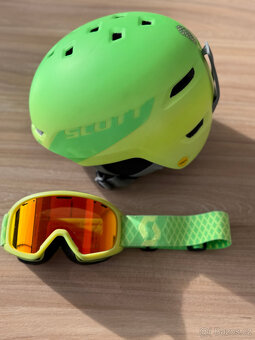 Dětská lyžařská přilba SCOTT+lyžařské brýle SCOTT - komplet - 2