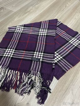 Burberry šála - fialová - 2