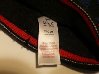 Dětská zimní čepice a rukavice, Mickey Mouse, Disney, 1,5-2 - 2