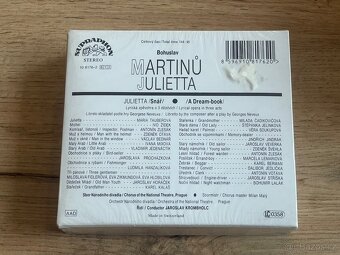 CD – Bohuslav Martinů – Julietta - 2