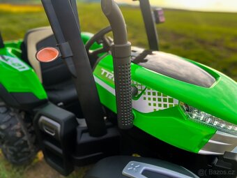 Dětský elektrický traktor 2x200W včetně valníku - 2