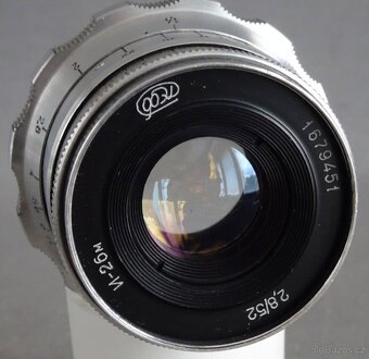 KVALITNÍ OBJEKTIV, FED I-26T (M39) - 2