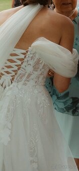 Svatební šaty ivory - 2