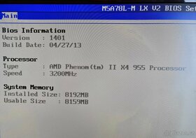 PC AMD Phenom II X4 955, 8GB RAM, 3HDD - 2