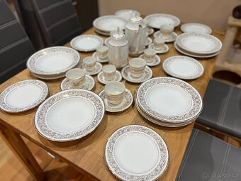 Starožitný porcelánový servis Pirken Hammer - 54 ks - 2