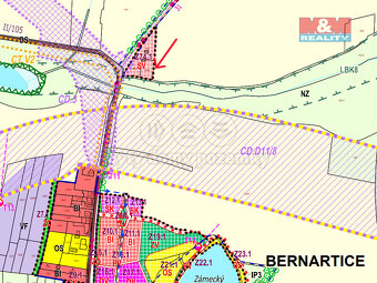 Prodej pozemku, 1233 m², Bernartice - 2