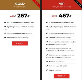 VIP stupenka Akadémie Andyho Winsona - 2