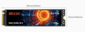 Interní M.2 SSD disk SIX X7400 1TB NVMe 2280 PCIe 4.0 - 2