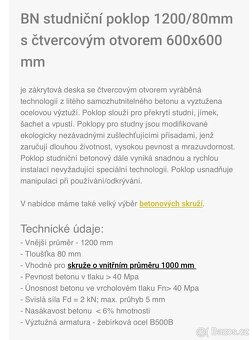 BN studniční poklop - 2