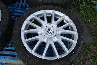 4x VW original GTi kola 5x112 take Audi Seat Skoda s pneu - 2