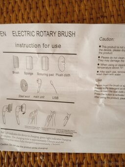 Ruční rotační elektrický kartáč - 2