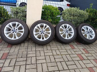 Alu disky rozteč 5x108 R17 + zimní pneu - 2