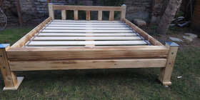 Nová trámová postel Rustik 160x200 - 2