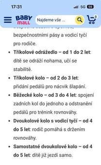 Calibro -Dětské kolo 6v1 - 2