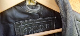 Kožená bunda a vesta vel. L - 2