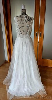 Nové boho svatební šaty vel m - 2