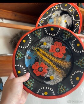 Ručně malovaný talíř – folklorní motivy - 2