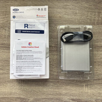 HDD LaCie Mobile Drive 4TB, 2,5", USB 3.1. typ C - 2