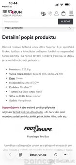 Běžecké boty Altra, velikost 38,5 - 2