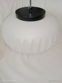 retro lustry opálové sklo - 2