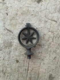 Mosazná výklopná hvězda - 2