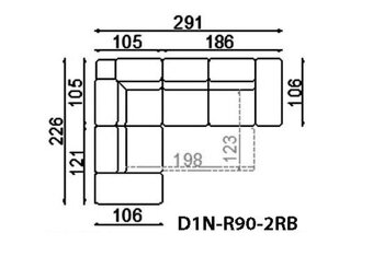 Kožená sedačka Nejči - 2