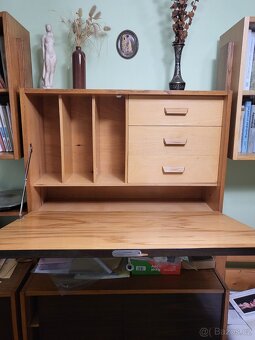 Skříňová stěna dřevo, retro/60.léta - 2