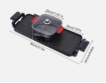 🔥 Elektrický Grill + Hot Pot 2v1 – model YP-K8003 – NOVÝ - 2