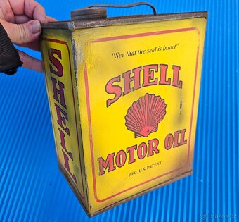 Shell plechovka replika - 2