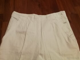 dámské bílé pracovní zdravotní kalhoty S/34-36 - 2