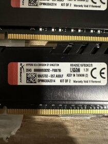 Paměť RAM DDR4 2x4gb 2666mhz. - 2