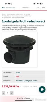 Zahradni jezero - Spodni gula profi vzduchovani - 2