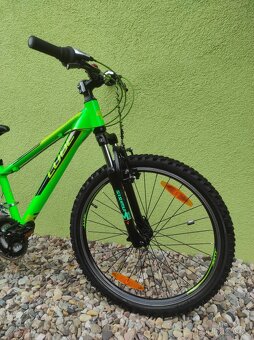 Značkové dětské horské kolo CUBE 24" (LIMETKA) - 2