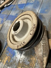 řemenice z kompresoru orlík 1jsk 2jsk 3jsk a elektromotoru - 2
