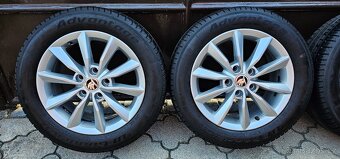 Originál alu Škoda 3 Minoris 5x112 205/55 R16 letní 6mm - 2