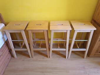 4 ks barové židle/stoličky z IKEA - 2