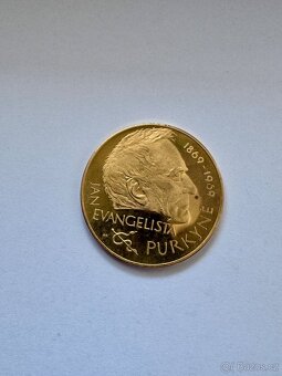 Au a Ag sada medailí ARTIA 1969 - J. E. Purkyně - velmi vzác - 2