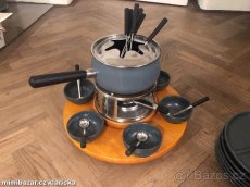 LUXUSNÍ SADA NA FONDUE + TALÍŘKY - 2